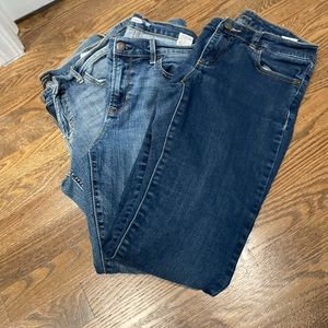 Lot of 3 - pairs of blue jeans.  Size 4